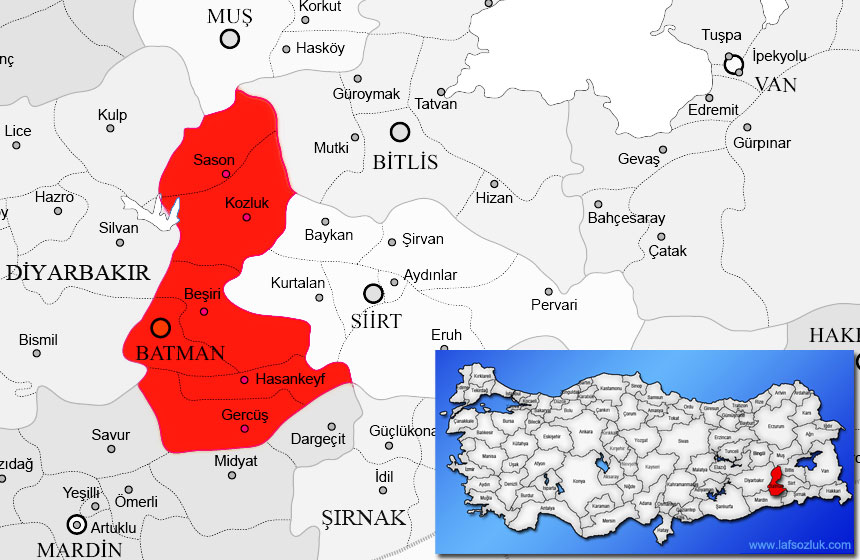 Kürdistan Haritası